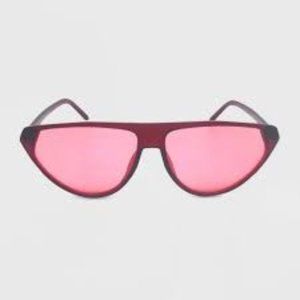 Women's Shield Sunglasses - Wild Fable Red